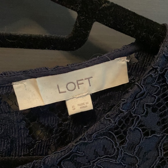 Loft Short sleeve top with lace sleeves - Picture 3 of 4